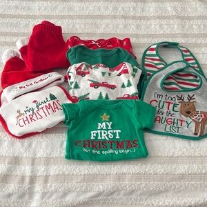 Baby’s First Christmas Bundle (0-3M)